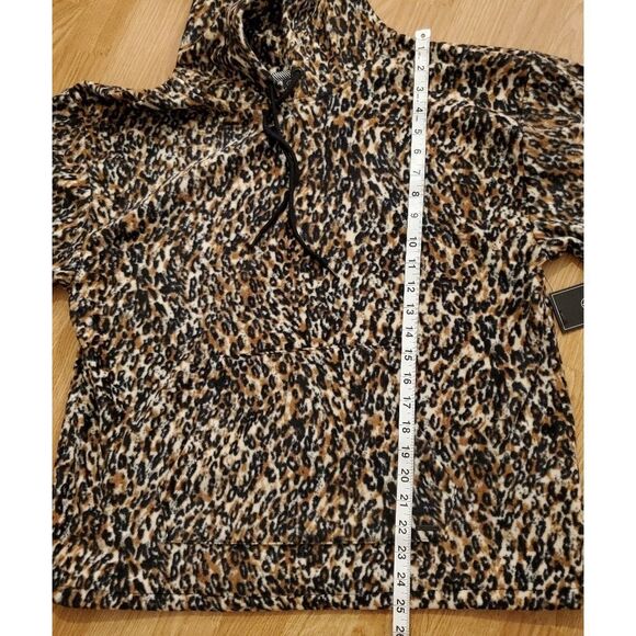 Volcom Straight Zipn Hoodie sz XS/Small in Leopard - Picture 8 of 12